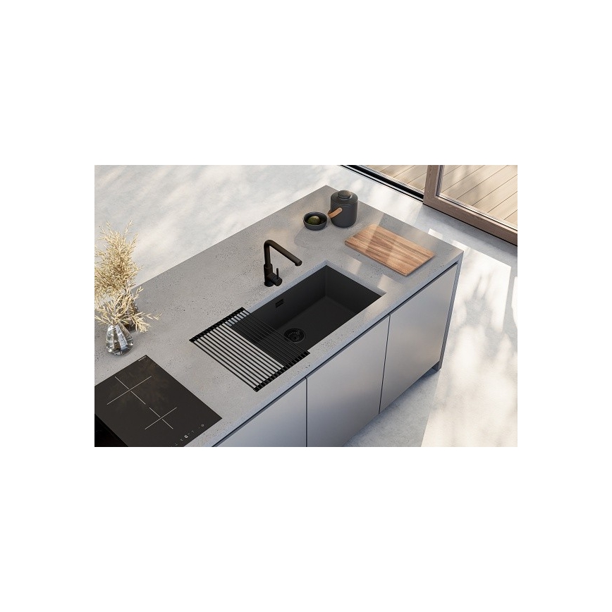 ALVEUS 1150064 - Spülbecken OMNI 75x45 cm Granit/schwarz