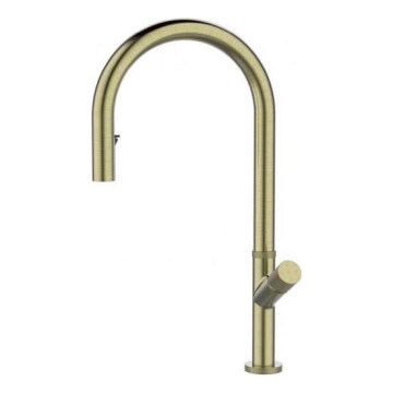 ALVEUS 1150776 - Wasserhahn/Armatur SWAN 44,9 cm Edelstahl/golden