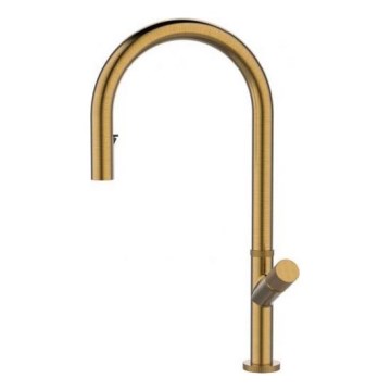 ALVEUS 1150779 - Wasserhahn/Armatur SWAN 44,9 cm Edelstahl/bronzen