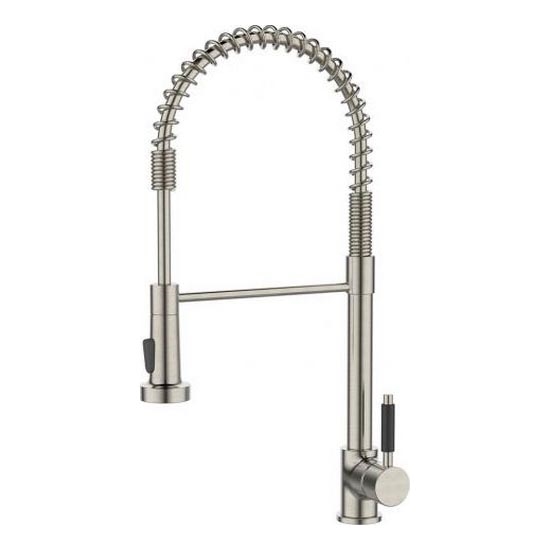 ALVEUS 1150886 - Wasserhahn/Armatur mit flexiblem Arm und Sprühvorrichtung URBAN 47,1 cm Edelstahl