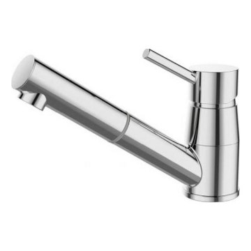 ALVEUS 1150888 - Wasserhahn/Armatur mit herausziehbarem Sprühkopf NANO 13,9 cm glänzendes Chrom