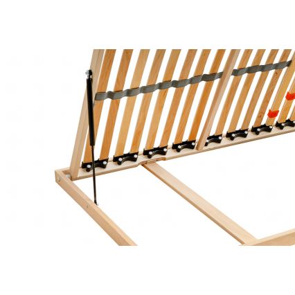 Ambiamo - Flexibler Lattenrost mit seitlicher Klappfunktion und Gasdruckfedern ODENSE 90x200 cm links