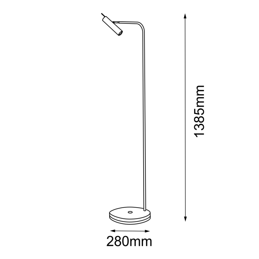 Amplex - Stehlampe 1xGU10/15W/230V