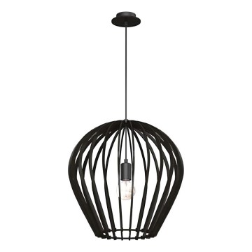 Amplex - Pendelleuchte mit Kabel 1xE27/20W/230V schwarz