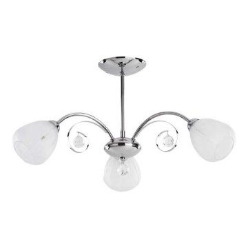 Anbauleuchte APOLLO 3xE14/10W/230V glänzendes Chrom