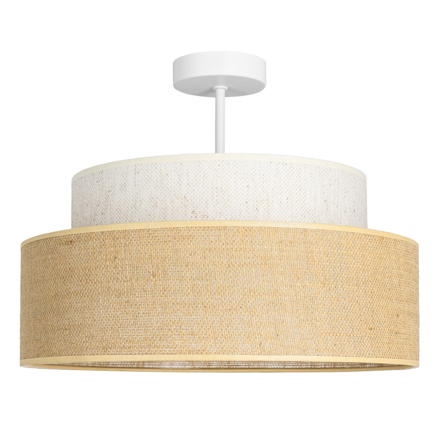 Anbauleuchte BOHO 1xE27/60W/230V cremefarben/beige