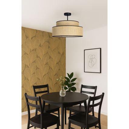 Anbauleuchte BOHO 1xE27/60W/230V d 40 cm beige