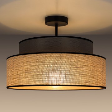 Anbauleuchte BOHO 1xE27/60W/230V d 40 cm braun/beige