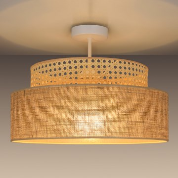 Anbauleuchte BOHO 1xE27/60W/230V d 40 cm Rattan