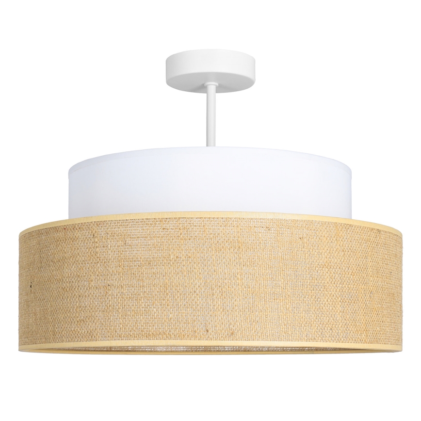 Anbauleuchte BOHO 1xE27/60W/230V weiß/beige