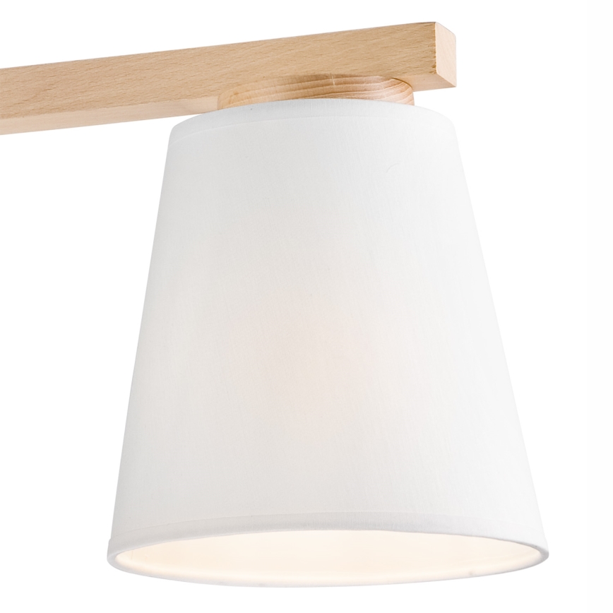 Anbauleuchte ELLIE 3xE27/60W/230V Buche