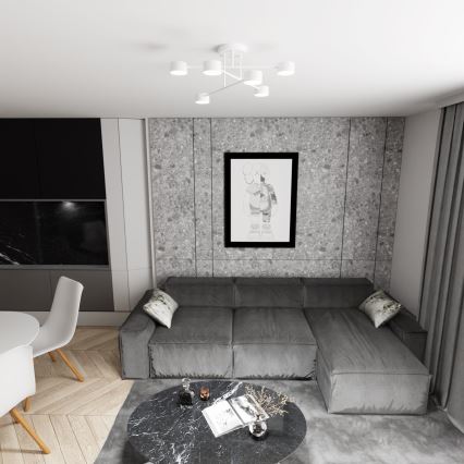 Anbauleuchte HALO 6xGX53/8W/230V weiß