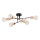 Anbauleuchte LA-STENA 6xE27/15W/230V beige/schwarz