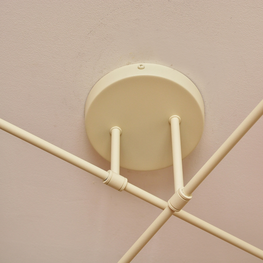 Anbauleuchte MOON 4xE27/15W/230V cremefarben