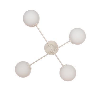 Anbauleuchte MOON 4xE27/15W/230V cremefarben