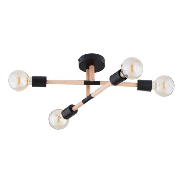 Anbauleuchte OTELLO 4xE27/15W/230V schwarz/beige