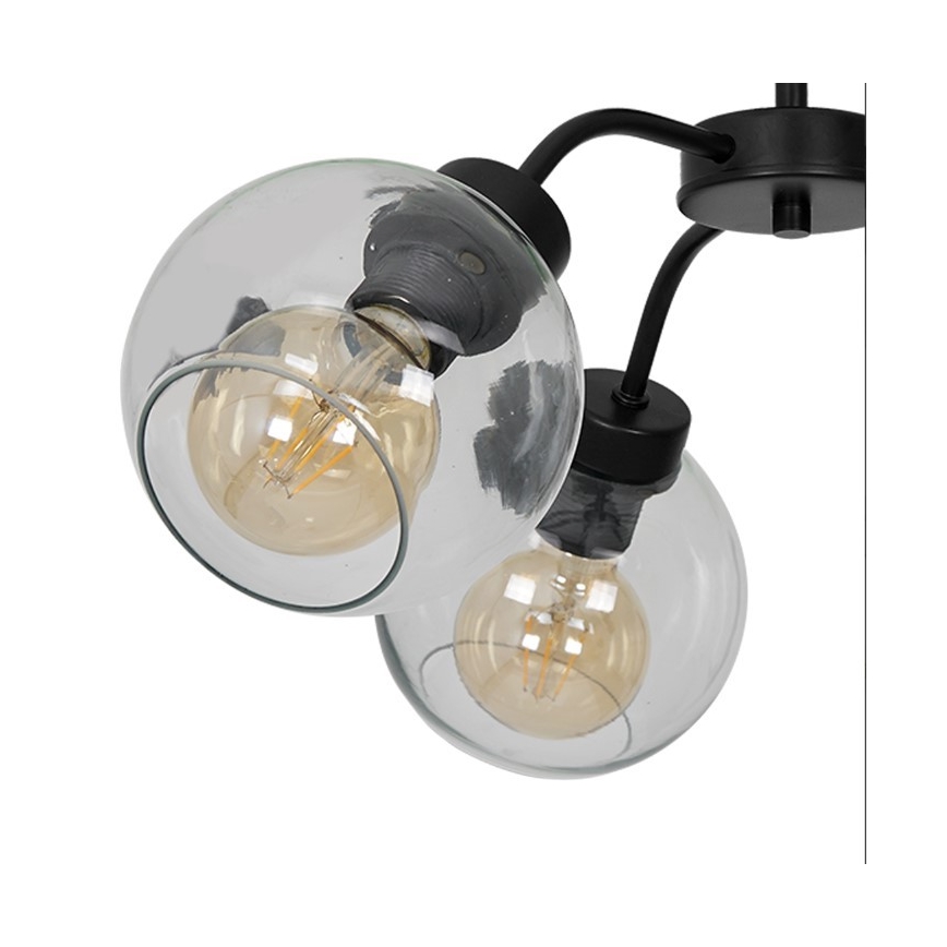 Anbauleuchte SOFIA 3xE27/60W/230V klar