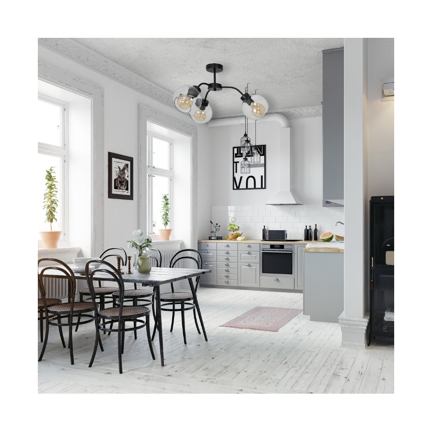 Anbauleuchte SOFIA 3xE27/60W/230V klar