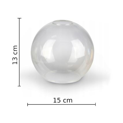 Anbauleuchte STAR 3xE27/60W/230V schwarz/klar