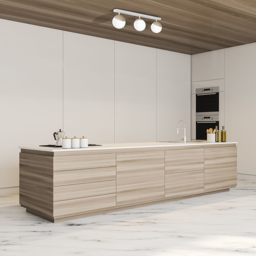 Anbauleuchter SFERA WOOD 3xE14/40W/230V