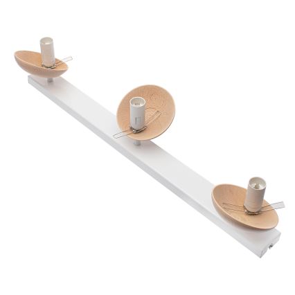 Anbauleuchter SFERA WOOD 3xE14/40W/230V