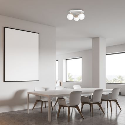 Anbauleuchter SFERA WOOD 3xE14/40W/230V