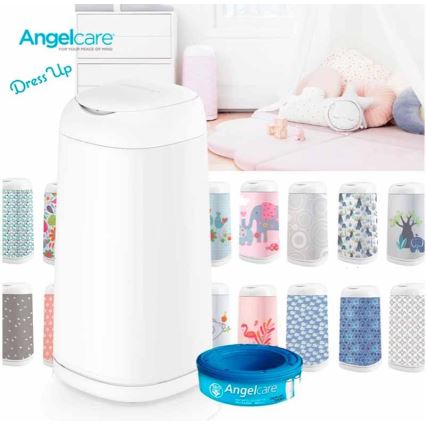 Angelcare - Windeleimer DRESS UP + 1x Nachfüllkassette