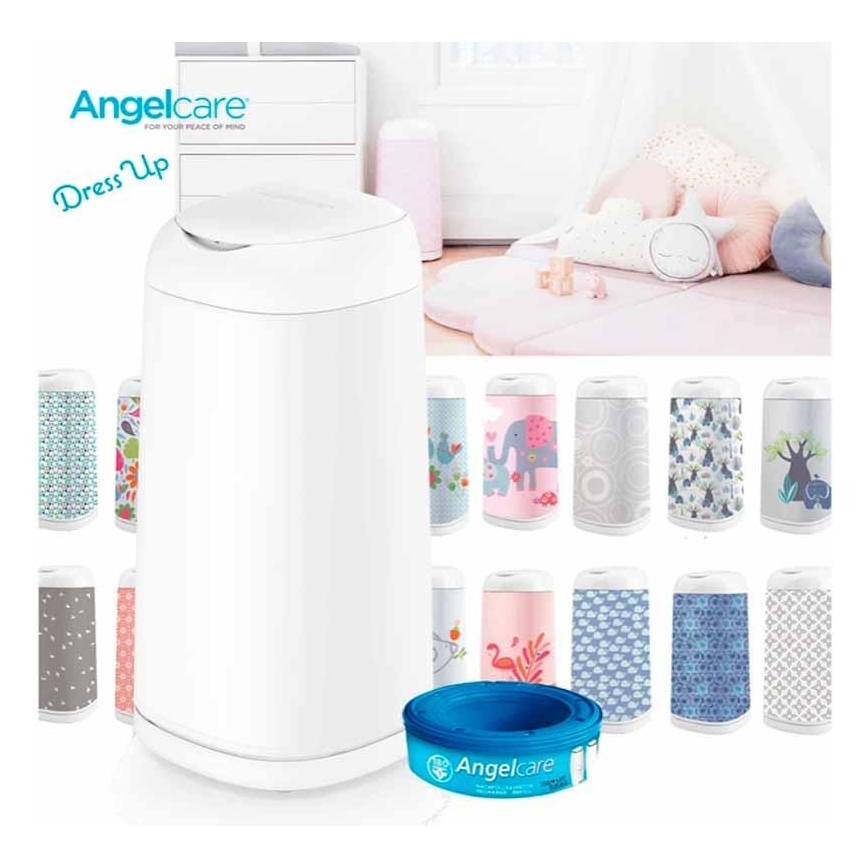 Angelcare - Windeleimer DRESS UP + 1x Nachfüllkassette