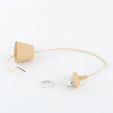 Anschlusskabel EDI 1xE27/60W/230V 90 cm beige