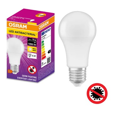 Antibakterielle LED-Glühbirne A75 E27/10W/230V 2700K - Osram