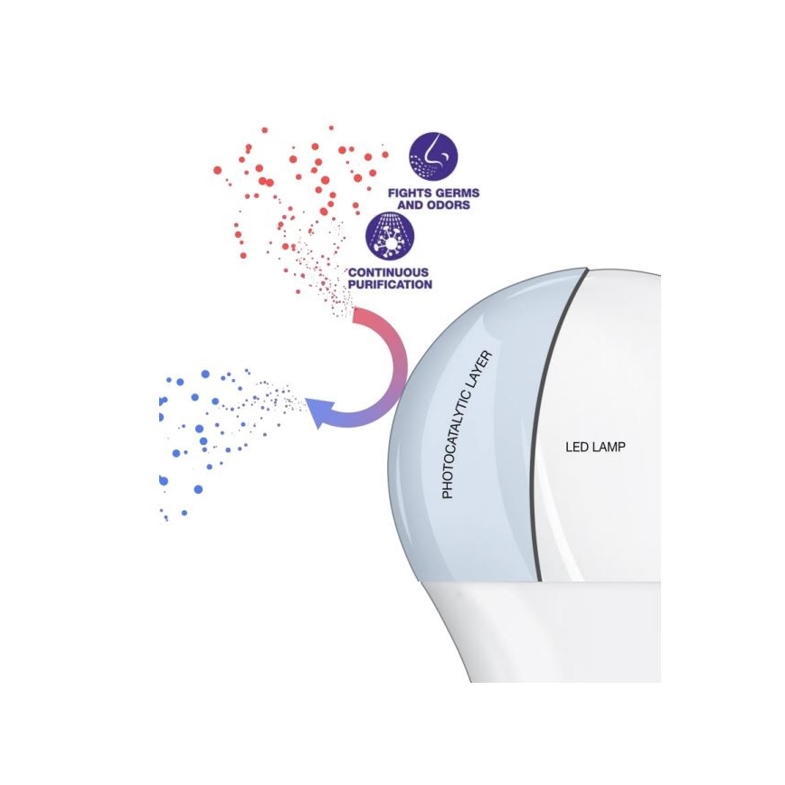 Antibakterielle LED-Glühbirne P40 E14/4,9W/230V 4000K - Osram