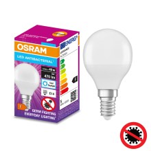 Antibakterielle LED-Glühbirne P40 E14/4,9W/230V 6500K - Osram