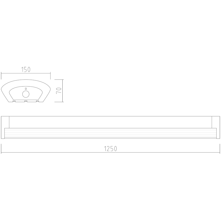 APLED - LED-Aufbauleuchte TROUT LED/36W/230V 4000K