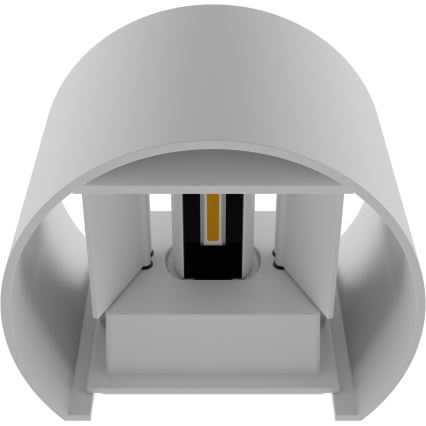 APLED - LED-Außenwandleuchte OVAL 2xLED/3W/230V IP65