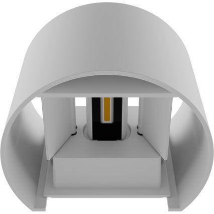 APLED - LED-Außenwandleuchte OVAL 2xLED/3W/230V IP65