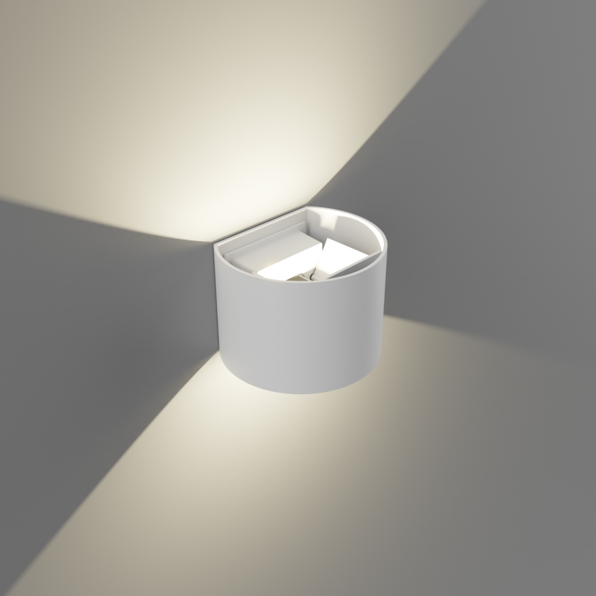 APLED - LED-Außenwandleuchte OVAL 2xLED/3W/230V IP65