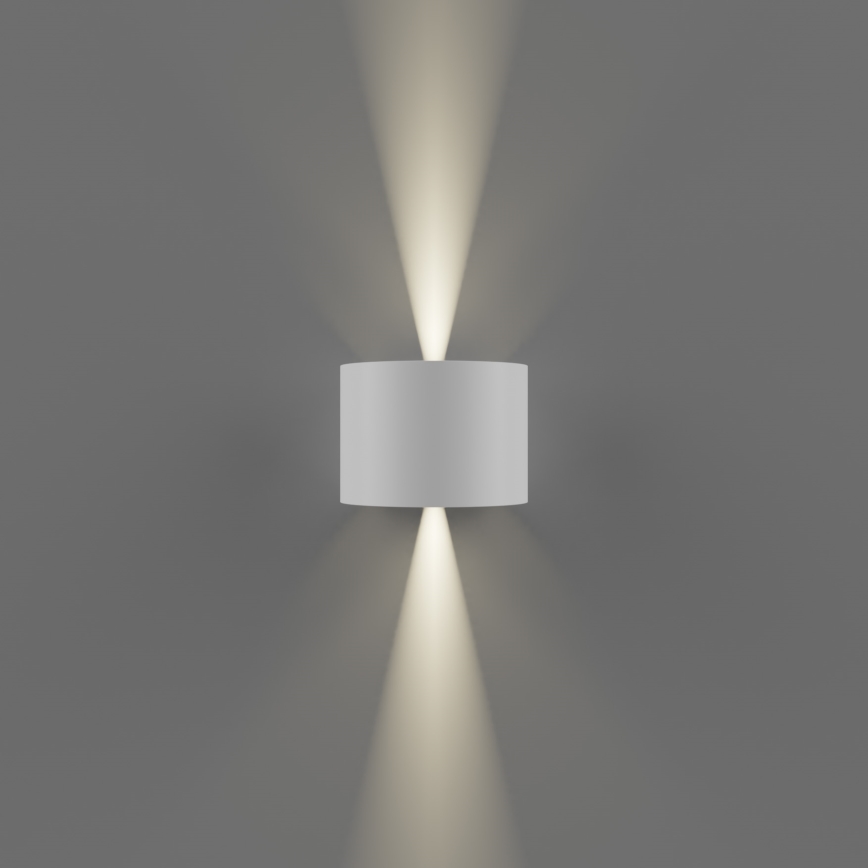 APLED - LED-Außenwandleuchte OVAL 2xLED/3W/230V IP65