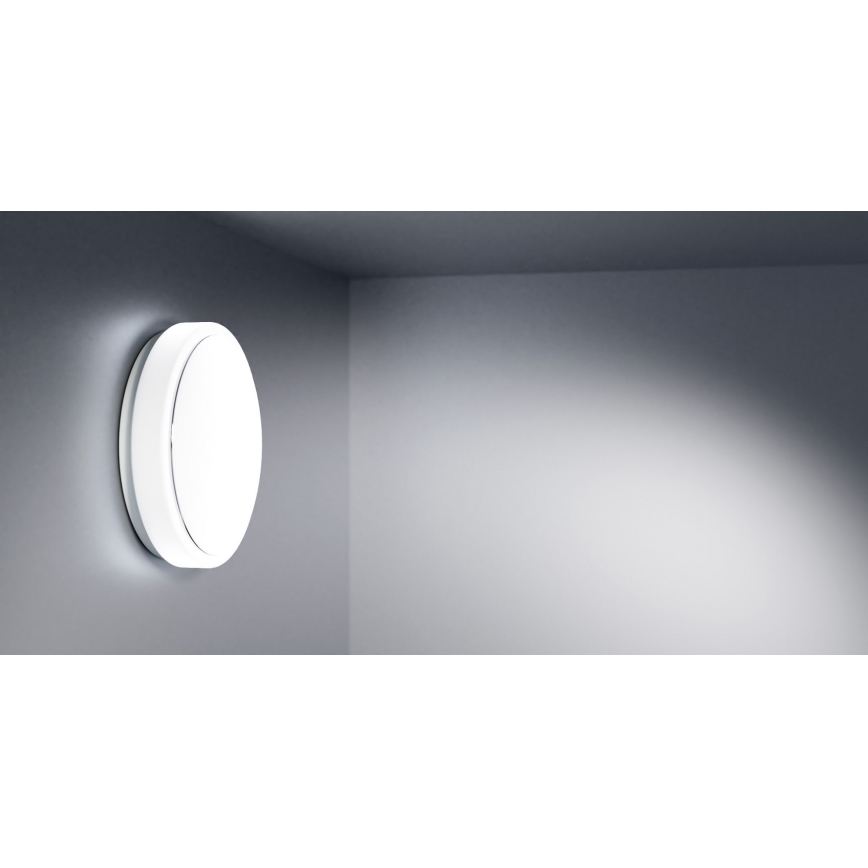 APLED - LED Deckenleuchte LENS R TRICOLOR LED/18W/230V IP41 2700 - 6500K + Notlicht