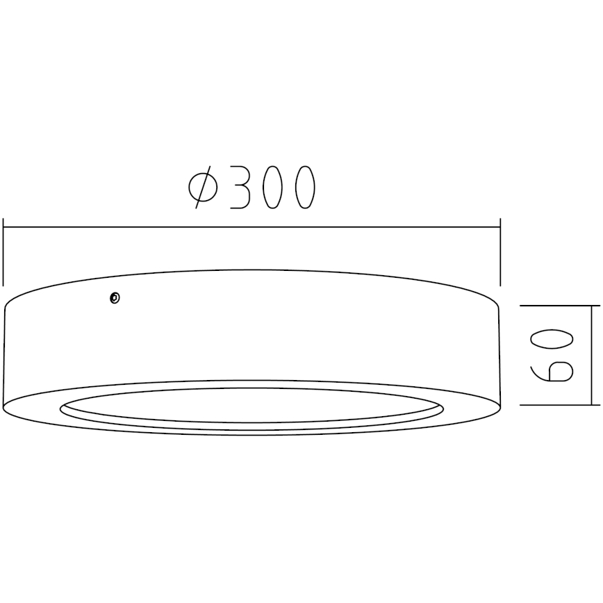 APLED - LED-Deckenleuchte RONDO LED/24W/230V d. 30 cm Holz