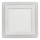 APLED - LED-Einbauleuchte für Badezimmer SQUARE DUO LED/4W + LED/12W/230V IP41 3000/4000K 19,5x19,5 cm weiß