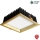 APLED - LED-Einbauleuchte SQUARE WOODLINE LED/12W/230V 3000K 17x17 cm Kiefer Massivholz