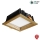 APLED - LED-Einbauleuchte SQUARE WOODLINE LED/6W/230V 3000K 12x12 cm Eiche Massivholz