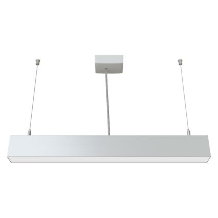 APLED –  LED-Hängeleuchte an Schnur LOOK LED/23W/230V 4000K 60 cm silbern