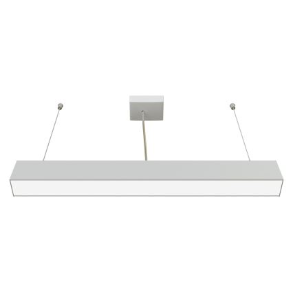 APLED –  LED-Hängeleuchte an Schnur LOOK LED/23W/230V 4000K 60 cm silbern