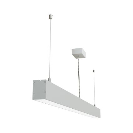 APLED – LED-Hängeleuchte an Schnur LOOK LED/46W/230V 4000K 120 cm silbern