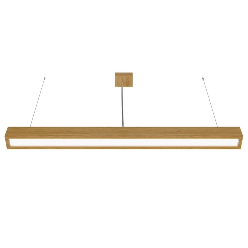 APLED - LED-Kronleuchter an Schnur LOOK LED/36W/230V 4000K 120 cm Eiche