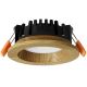 APLED - LED-Einbauleuchte RONDO WOODLINE LED/3W/230V 3000K d 9 cm Kiefer Massivholz