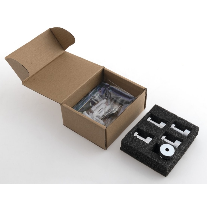 Aqualine - SET 5x Wandhaken SAMBA glänzender Chrom