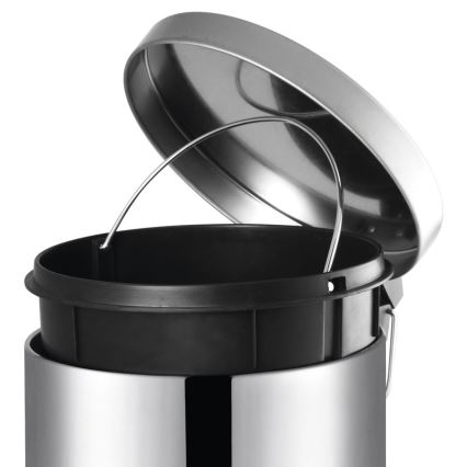 Aqualine - Abfalleimer SIMPLE LINE 20 l poliert Edelstahl