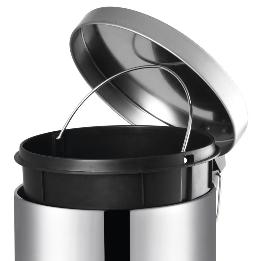 Aqualine - Abfalleimer SIMPLE LINE 20 l poliert Edelstahl